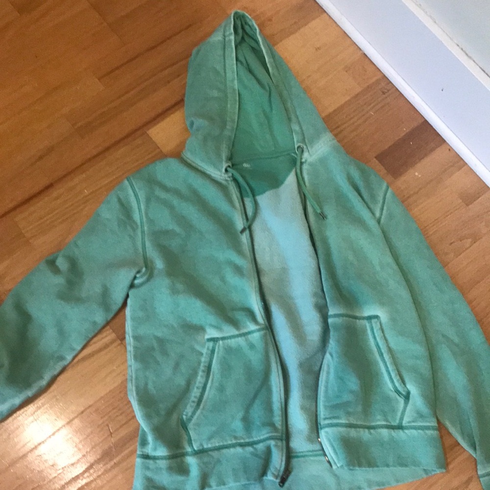 Zip up sweat shirt